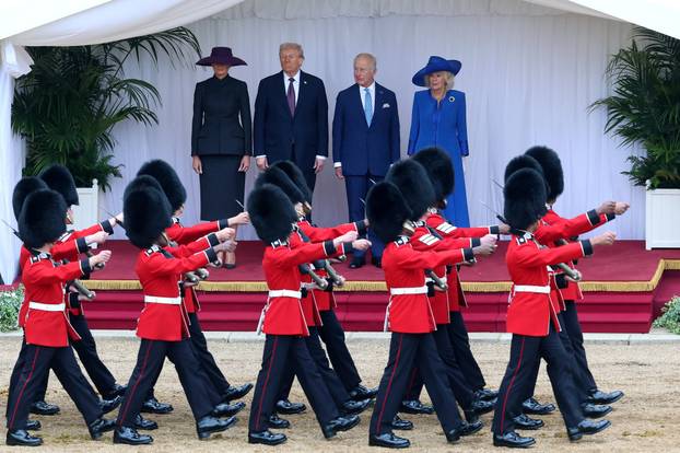 U.S. President Trump makes second state visit to Britain