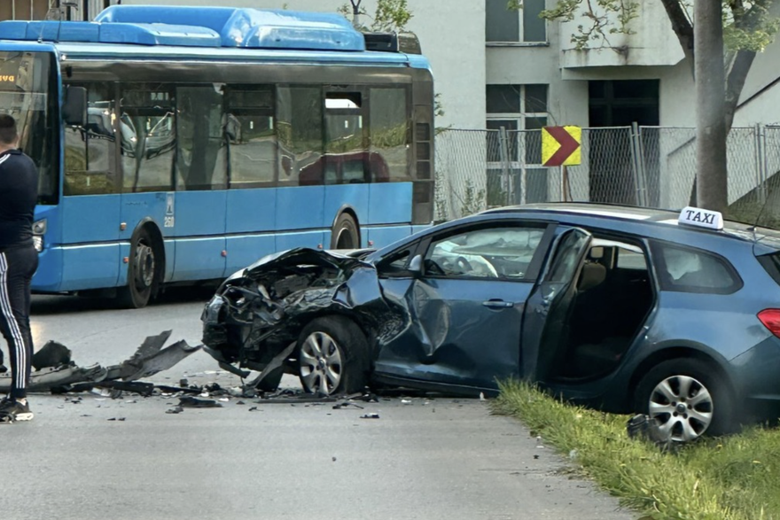 Sudar na Svetošimunskoj cesti u Zagrebu