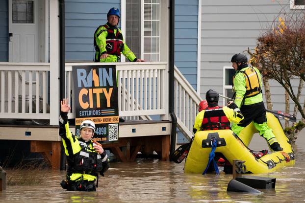 Atmospheric river brings rain and flooding to the Pacific Northwest