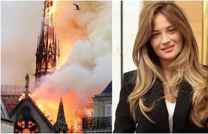Izabel Kovačić u Parizu: Javila se i tužna objavila fotku požara