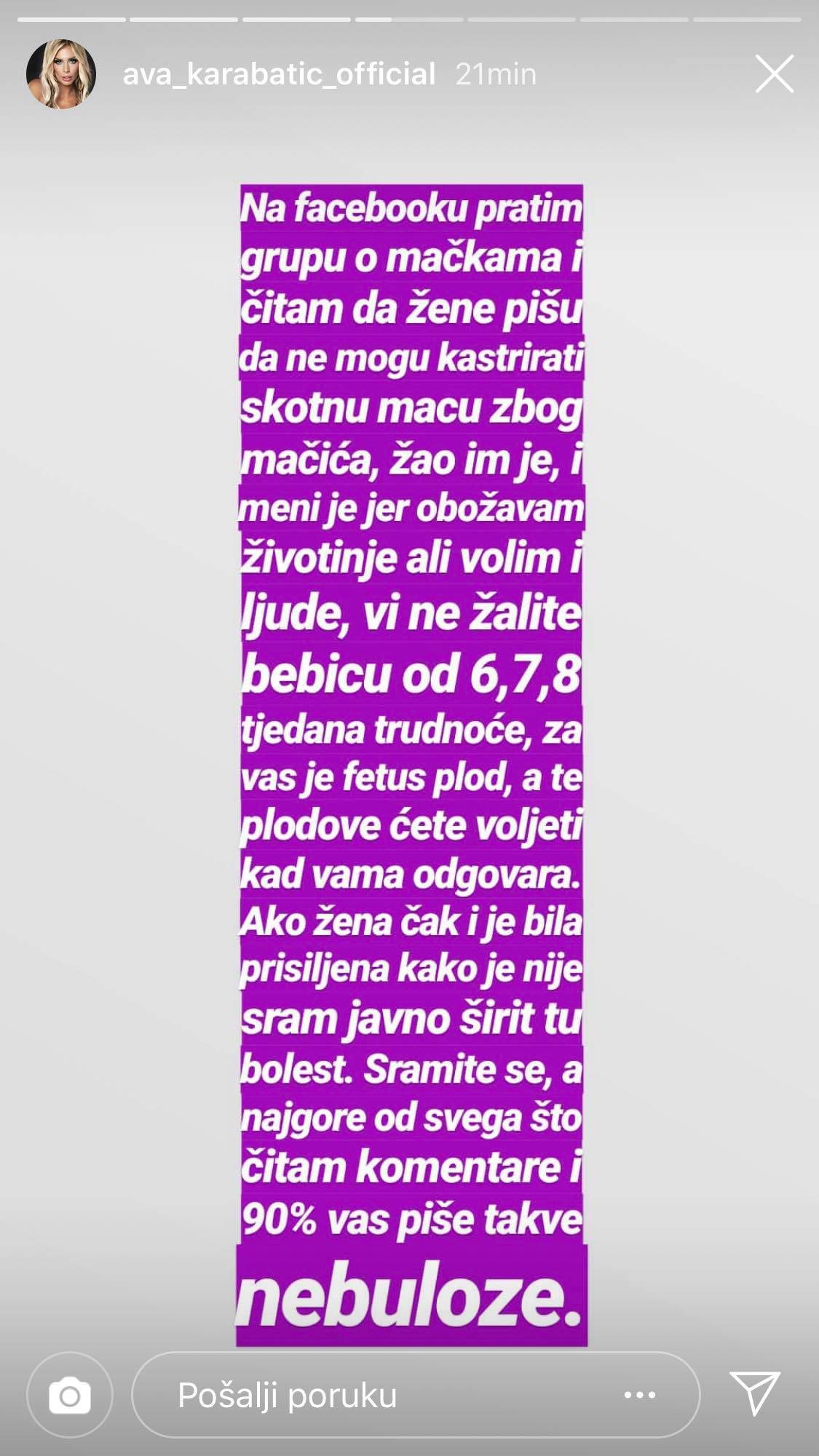 'Ima li uopće razlike ubiti bebu u trbuhu i 15-godišnje dijete?'