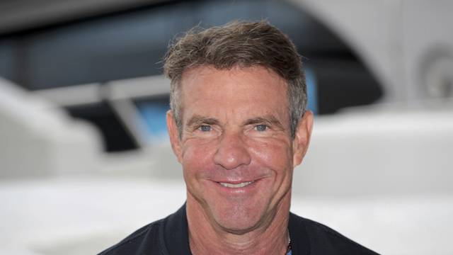 Actor Dennis Quaid poses during a photocall for the television series "Fortitude 2" during the annual MIPCOM television programme market in Cannes