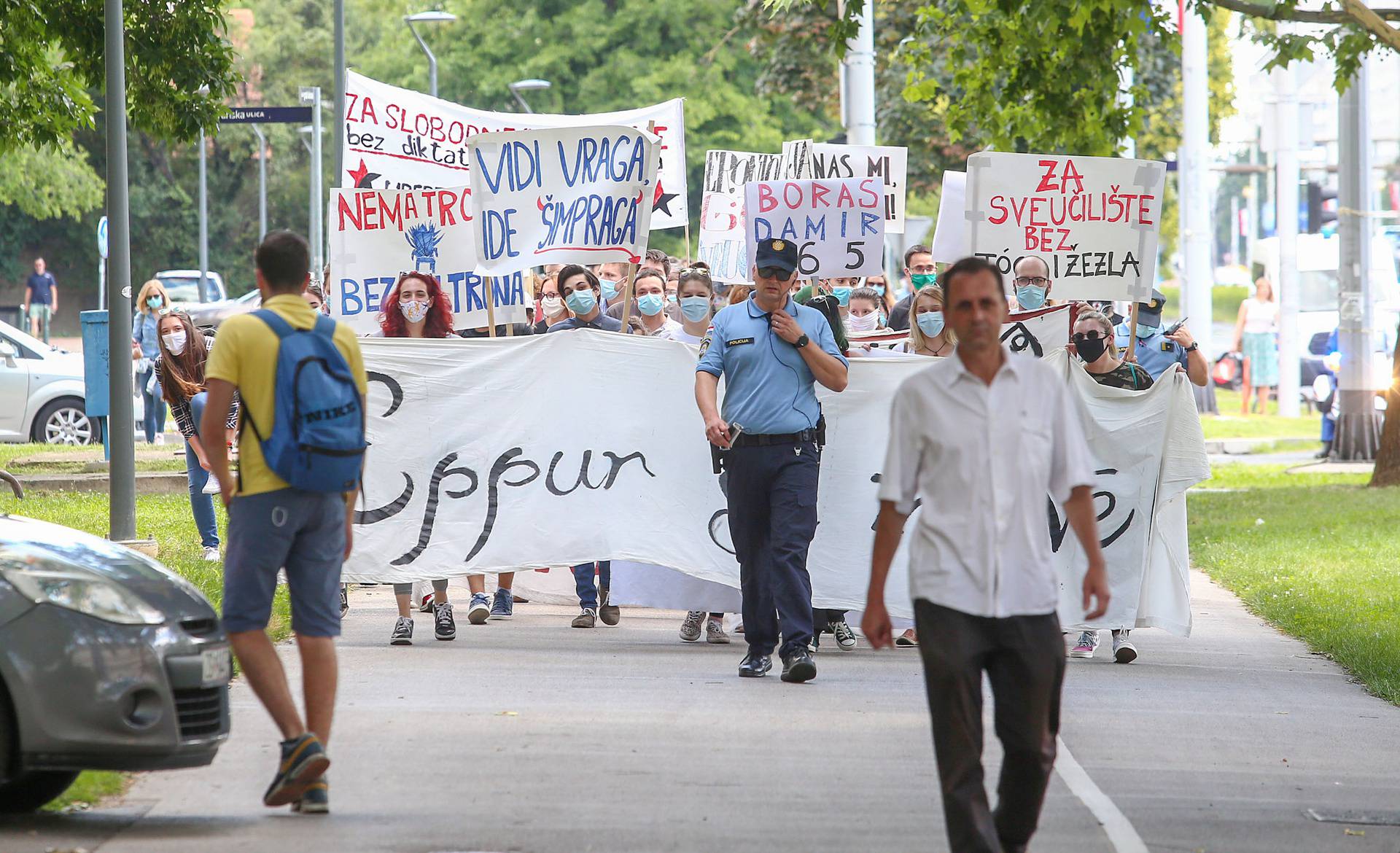 Traže smjenu Borasa: Studenti donijeli Plenkiju 8000 potpisa