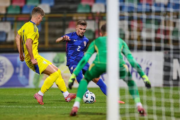 Velika Gorica: Kvalifikacijska utakmica za odlazak na U-21 Europsko prvenstvo, Hrvatska - Ukrajina