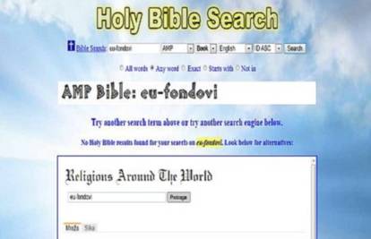 Postavili Bibliju: Hakeri srušili stranicu strukturnih fondova