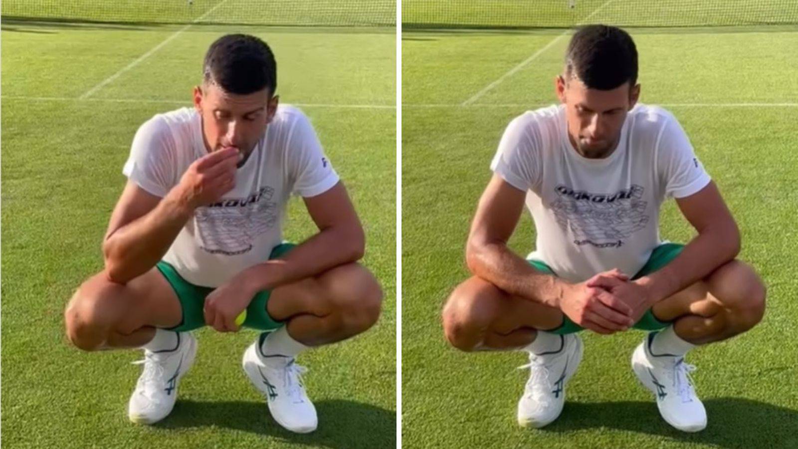 Đoković jede travu u Londonu, a Wimbledon još nije ni započeo. Javio se i 'zločesti dečko' tenisa