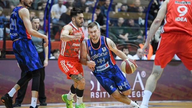 Zagreb: 20. kolo ABA lige: Cibona - Crvena Zvezda