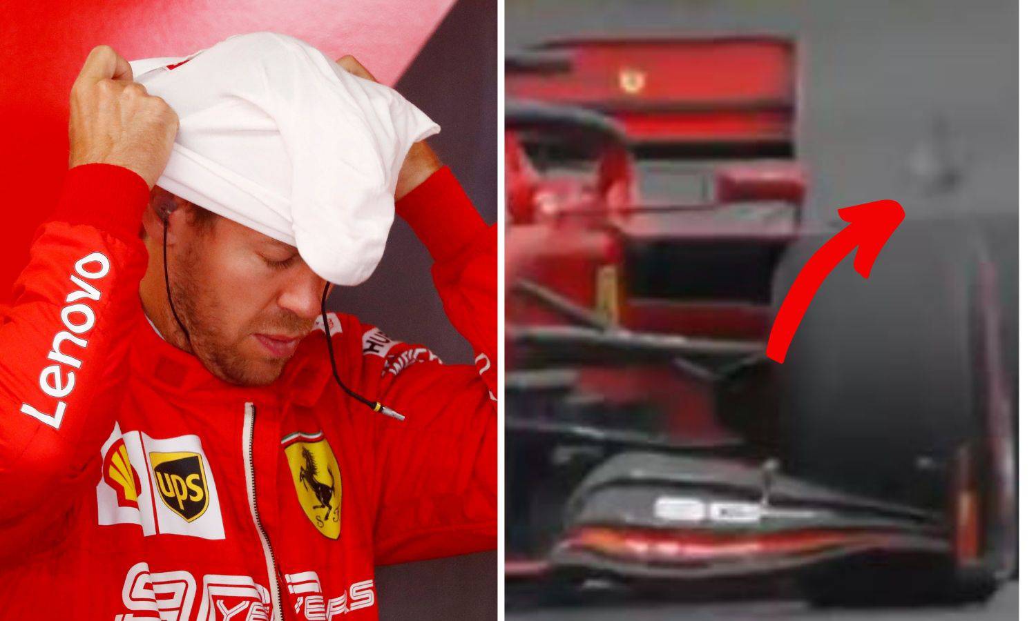 Debakl Ferrarija u Njemačkoj, Vettel skoro presudio ptici