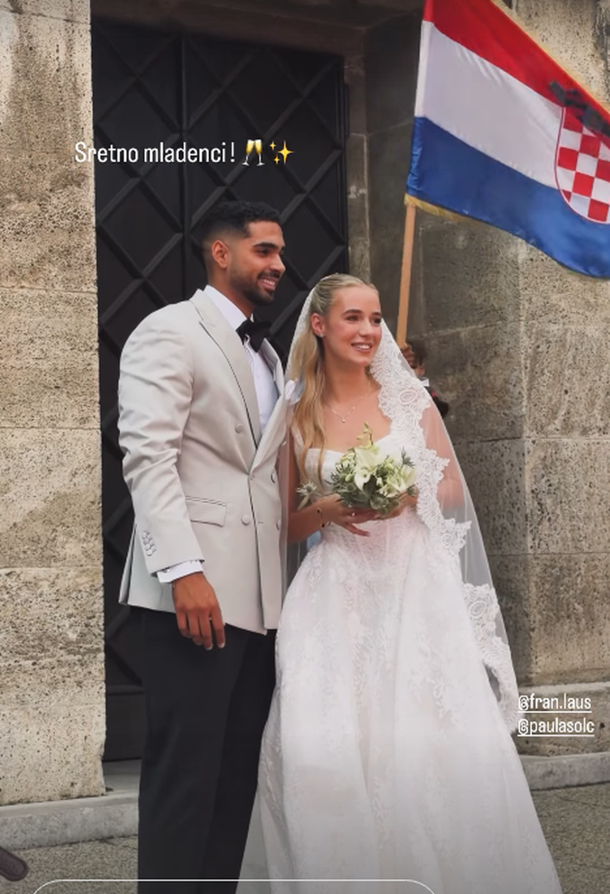 Vjenčali su se influencer Fran Lauš i plesačica Paula Šolc