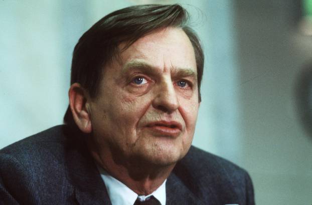 Swedish politican and Prime minister Olof Palme photographed December 12, 1983