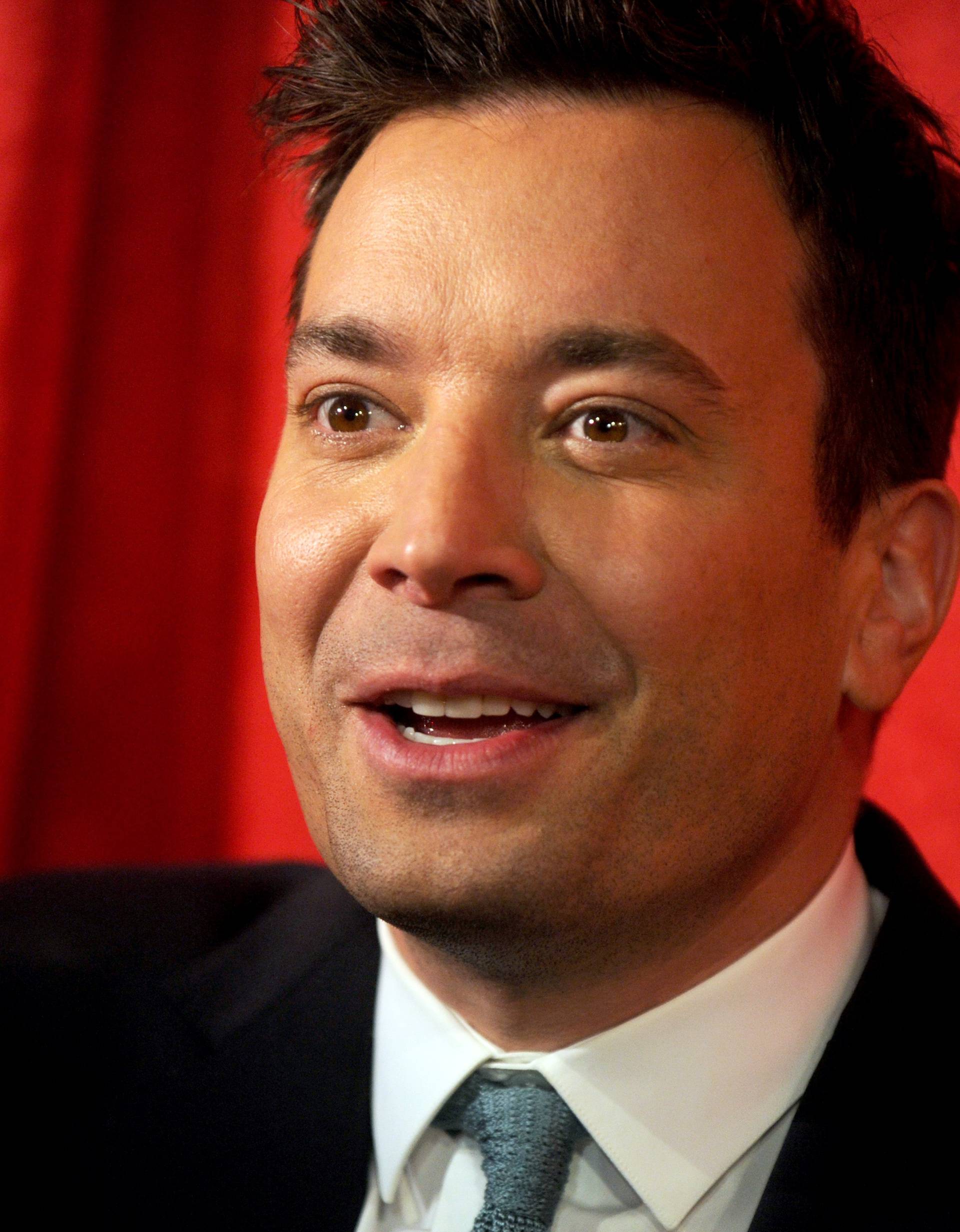 Jimmy Fallon Wax Figure at Madame Tussauds - New York