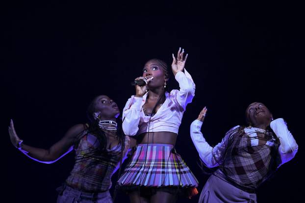 Glastonbury Festival at Worthy Farm in Pilton, Somerset, Britain