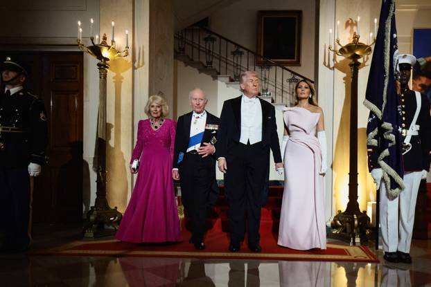 Britain's King Charles and Queen Camilla in the United States for state visit