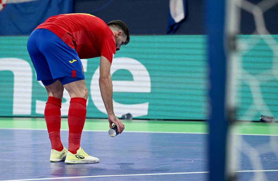 Susret Hrvatske i Španjolske u polufinalu Europskog prvenstva u futsalu