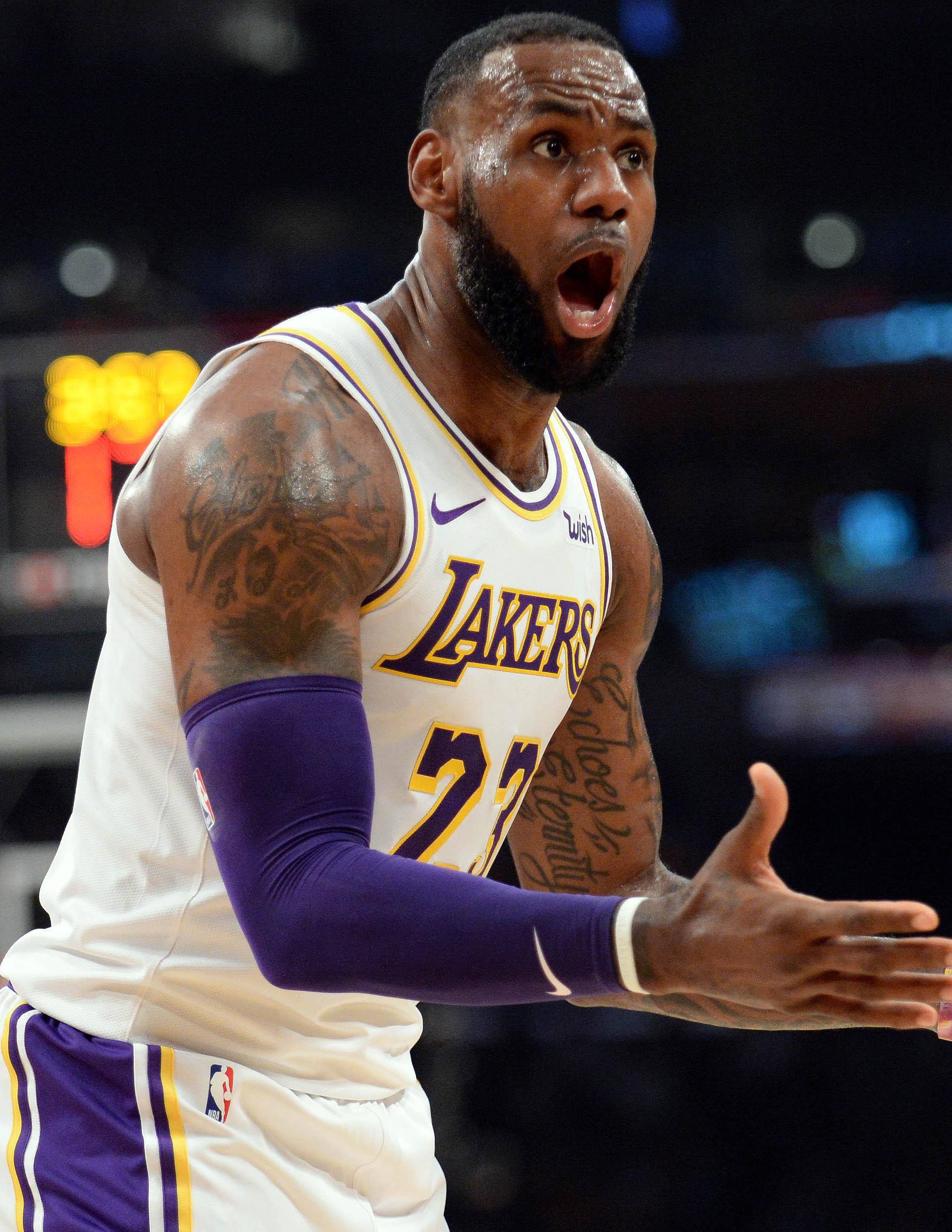 NBA: Toronto Raptors at Los Angeles Lakers