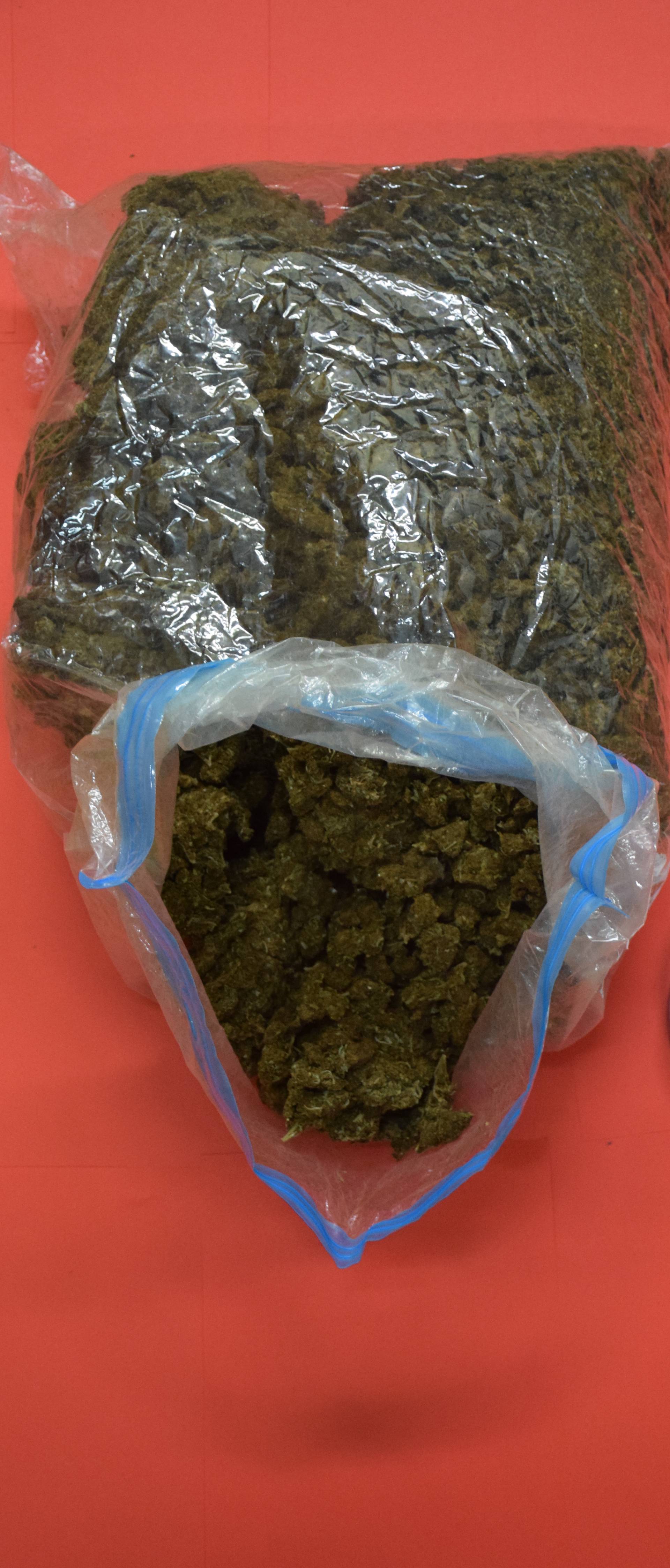 Kod mladića (20) pronašli su 3,5 kg marihuane i malu vagu