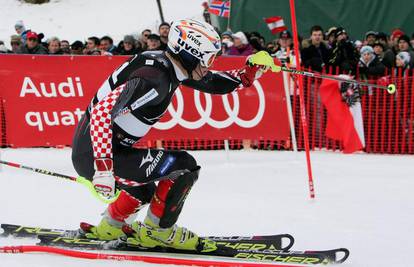 Umorni Kostelić osmi u slalomu u Kranjskoj Gori
