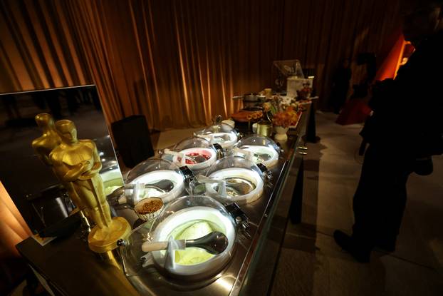 Media preview of food, beverages and decor for Governors Ball, ahead of 98th Oscars, in Los Angeles