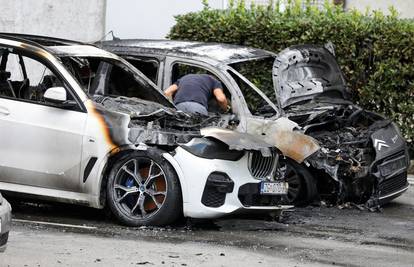 Policija uhitila dvojac koji  sumnjiče da su zapalili BMW poduzetnika na Maksimiru