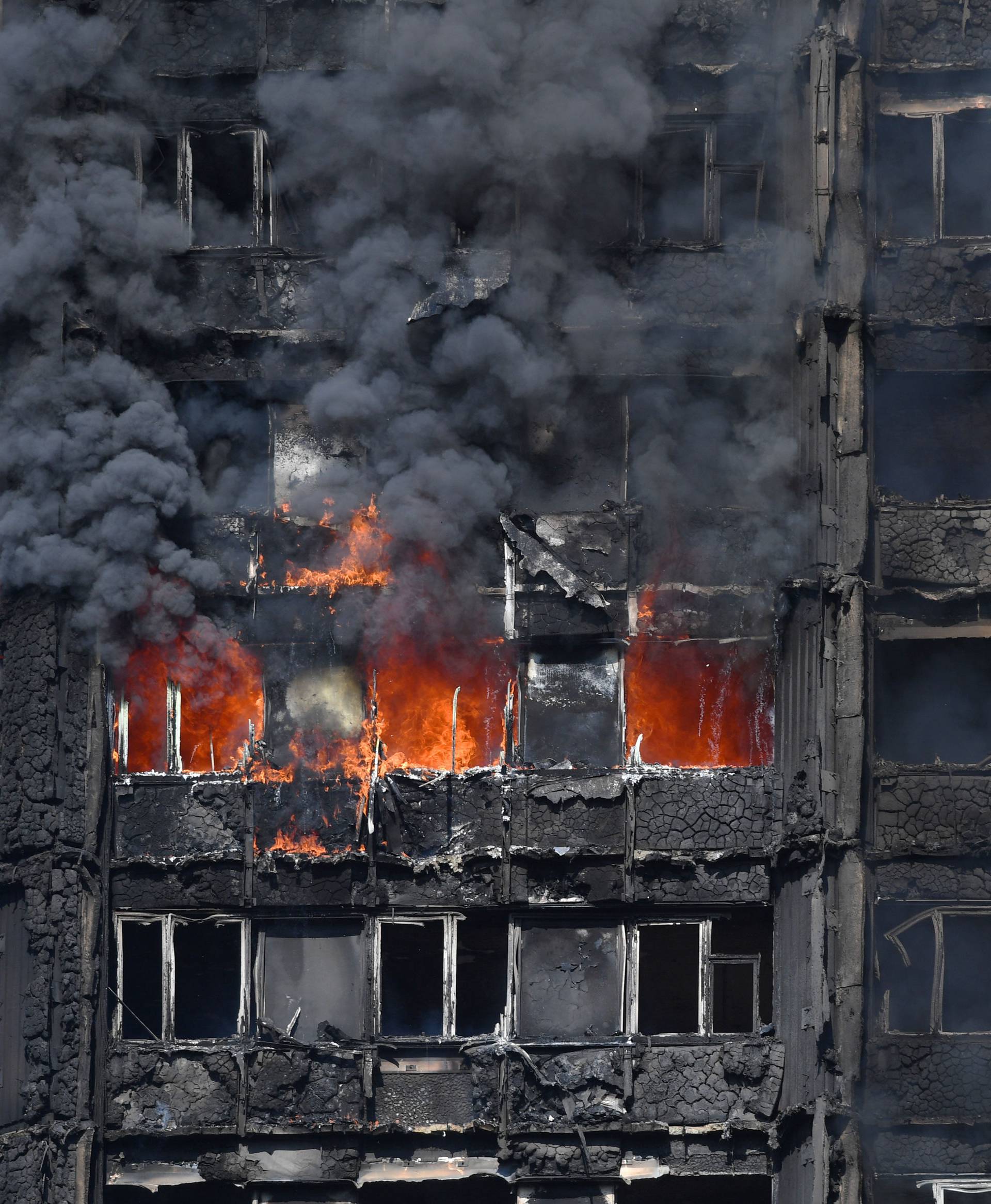 Tower block fire in London