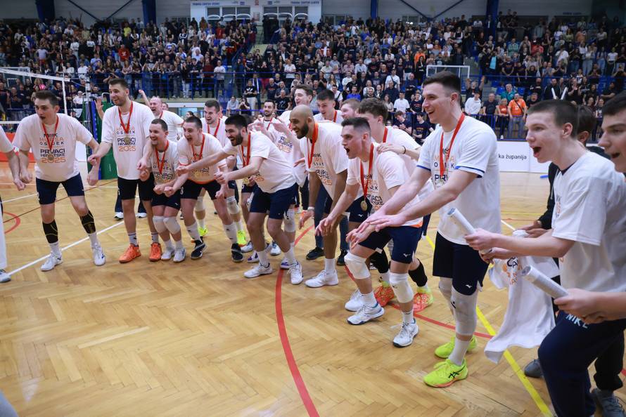 Osijek: Odbojkaši MOK Murse osvojili prvenstvo Hrvatske