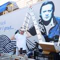 VIDEO U &Scaron;ibeniku je izra&dstrok;en mural posve&cacute;en Arsenu Dedi&cacute;u