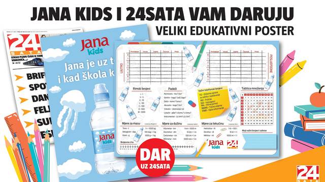 Top dar za sve čitatelje 24sata: Edukativni poster za školarce