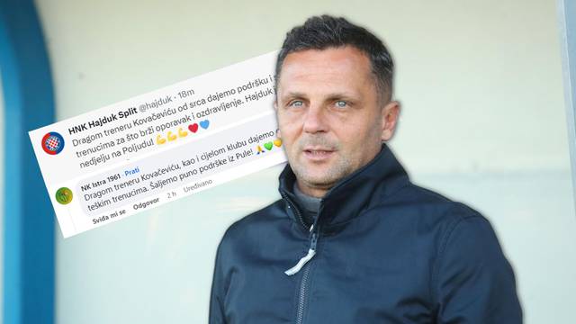 Kovačević je ujedinio klubove HNL-a:  'Podrška i suosjećanje!'