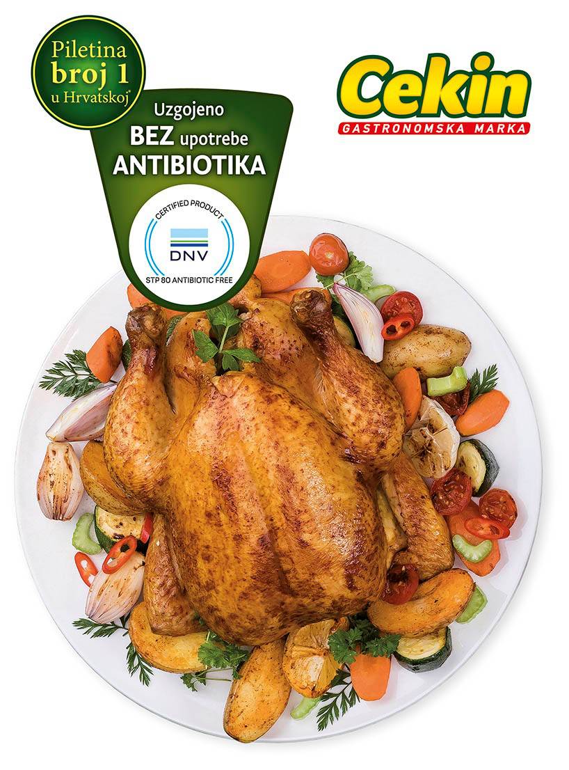 Piletina Cekin dobila certifikat „Proizvedeno bez upotrebe antibiotika“