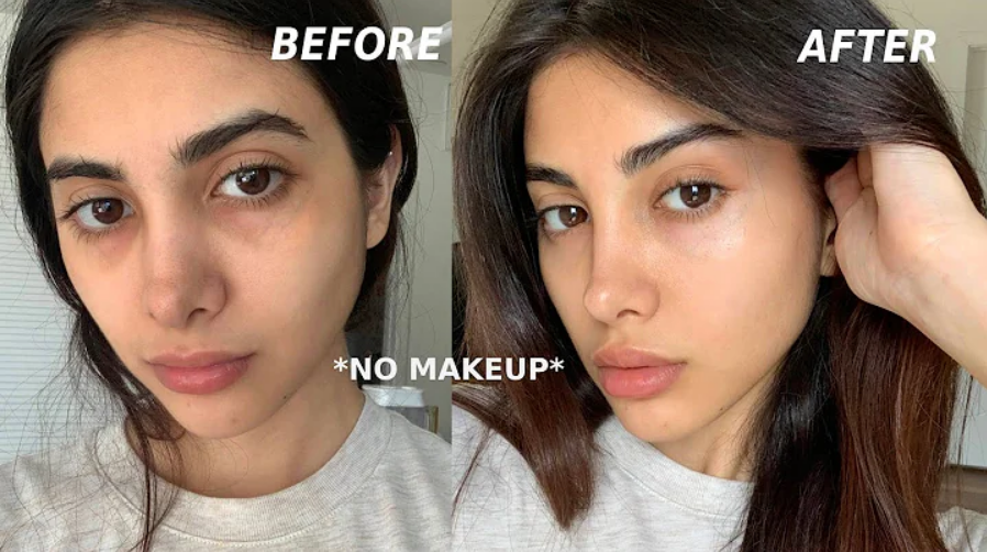 Pogledajte razliku između lica bez šminke i 'no make-up looka'