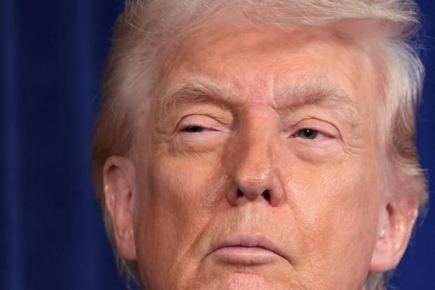 U.S. President Trump holds press conference following U.S. military strike on Venezuela, in Palm Beach