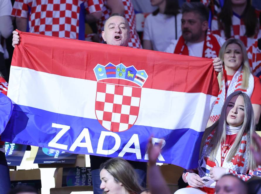 Navijači na utakmici između Islanda i Hrvatske u borbi za treće mjesto EHF Europskog prvenstva