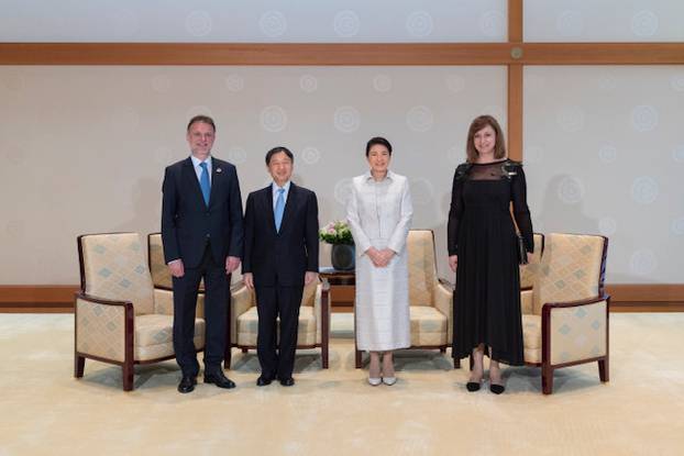 Mr. and Mrs. Jandrokovic´s Audience with His Majesty the Emperor