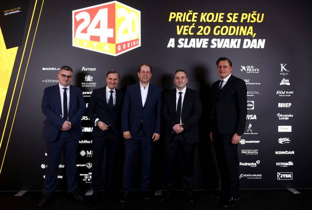 Zagreb: Dolazak uzvanika na proslavu 20. rođendana 24sata