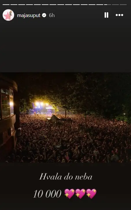 FOTO Maja Šuput pjevala pred 10 tisuća studenata: 'Ovu svirku neću zaboraviti dok sam živa!'