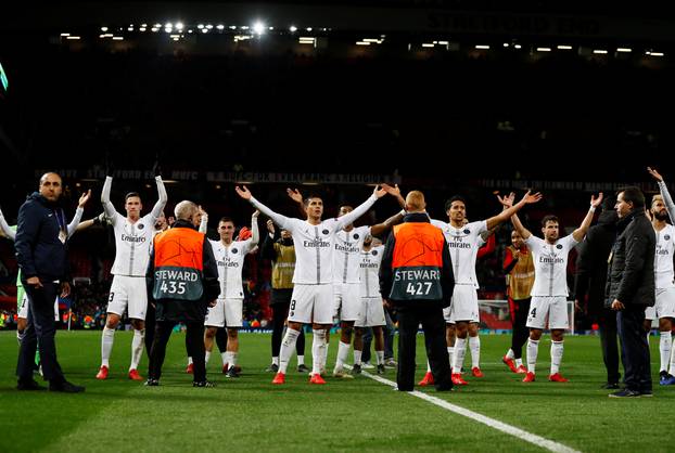 Champions League Round of 16 First Leg - Manchester United v Paris St Germain