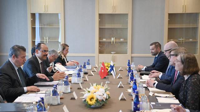 Ibrahim Kalin, Turkish President Erdogan's spokesman and chief foreign policy adviser, meets with Finnish delegation in Ankara