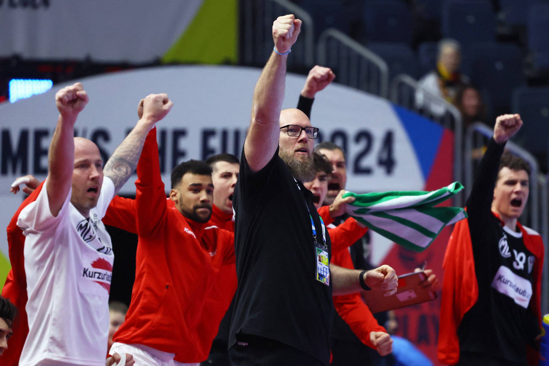 EHF 2024 Men's European Handball Championship - Main Round - Hungary v Austria