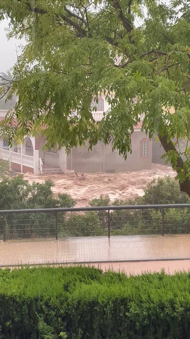 Floods in La Rapita, Spain