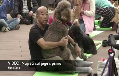 Najveći sat joge u povijesti: S psima u naručju ruše rekord