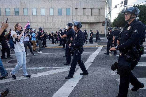 "No Kings" protest against U.S. President Donald Trump's administration policies in Los Angeles