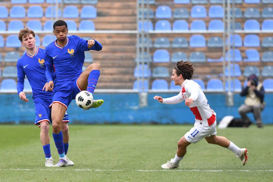 Varaždin: Elitno kolo kvalifikacija za Euro U-19, skupina 3, 3. kolo, Francuska - Hrvatska