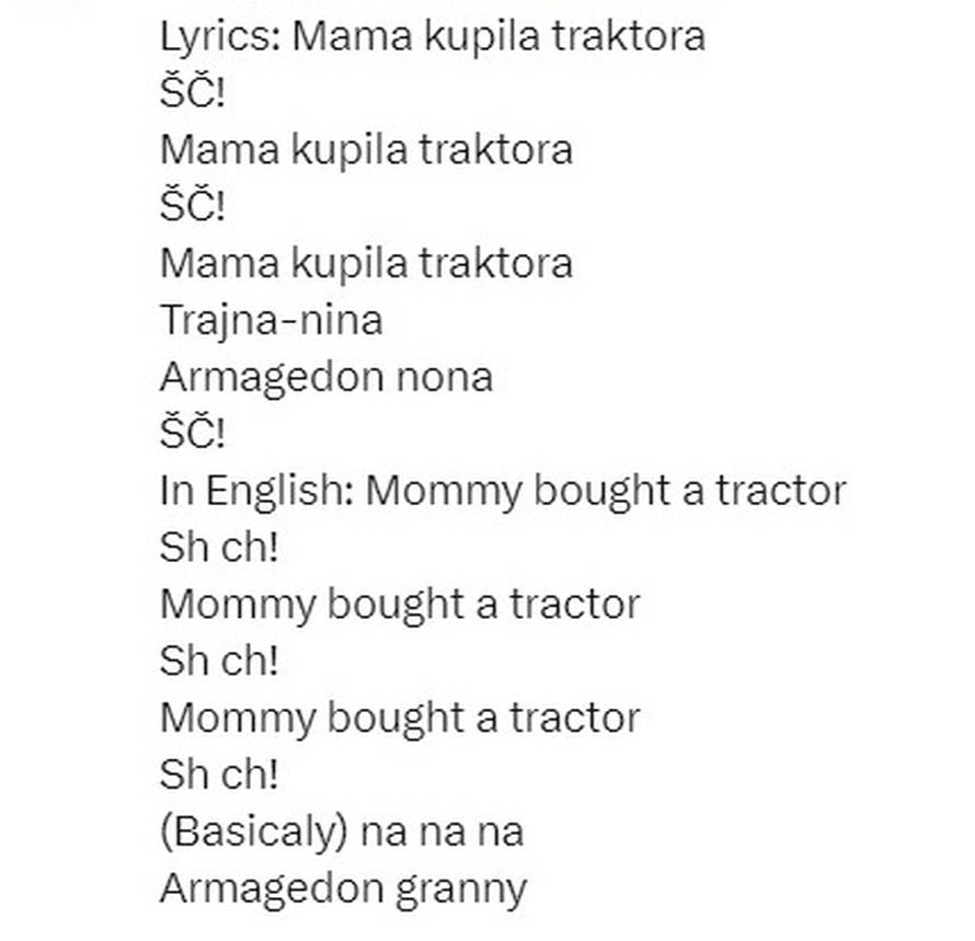 O ŠČemu govori? Stranci htjeli saznati o čemu pjeva Let 3 pa 'Mama ŠČ' preveli na engleski
