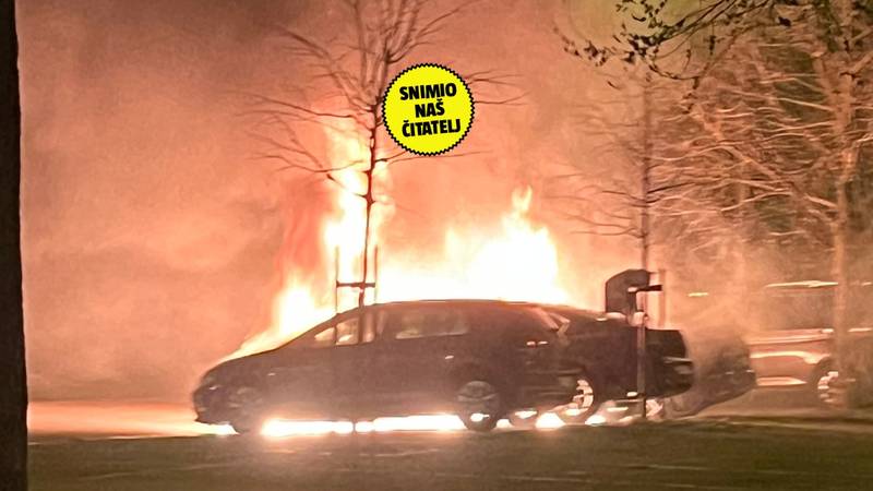 DETALJI DRAME NA MAKSIMIRU Namjerno je zapalio Porsche, izgorjela su još tri automobila