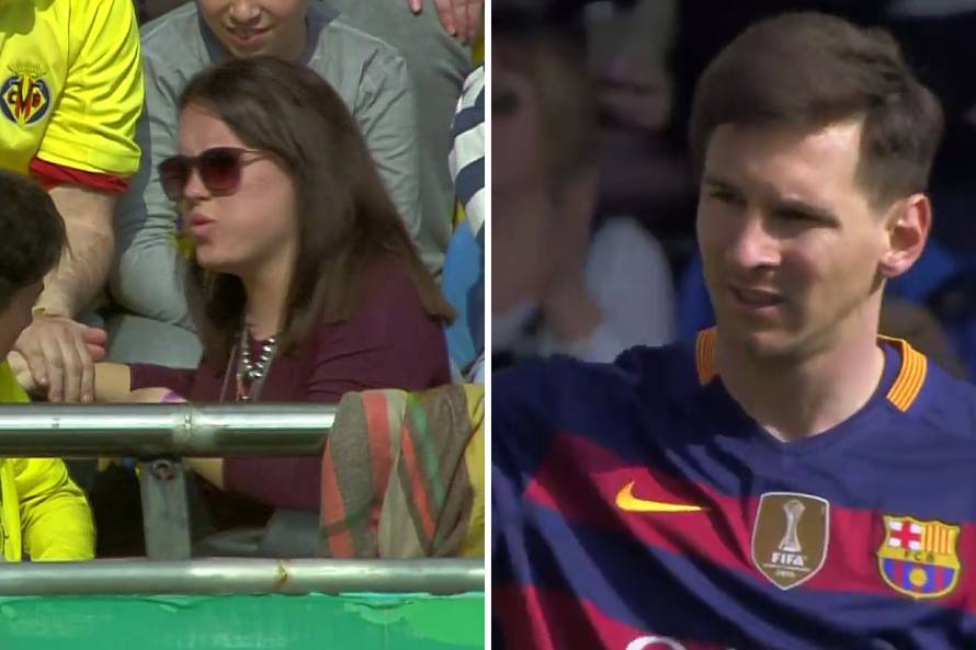 Kakav nokaut: Messi je poslao navijačicu Villarreala u bolnicu