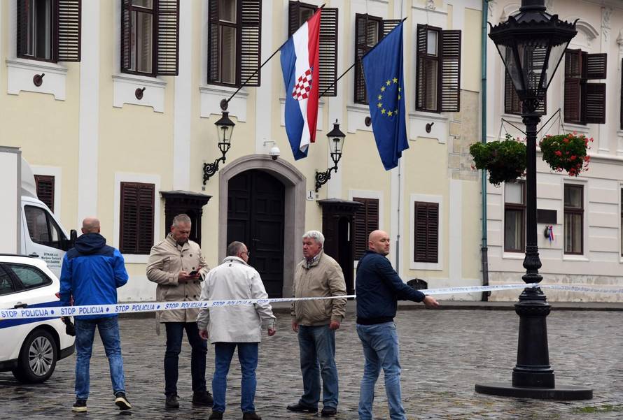 Zagreb: Na Trgu svetog Marka upucan je policajac