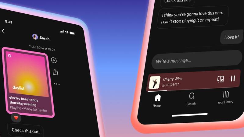 messages on spotify 3