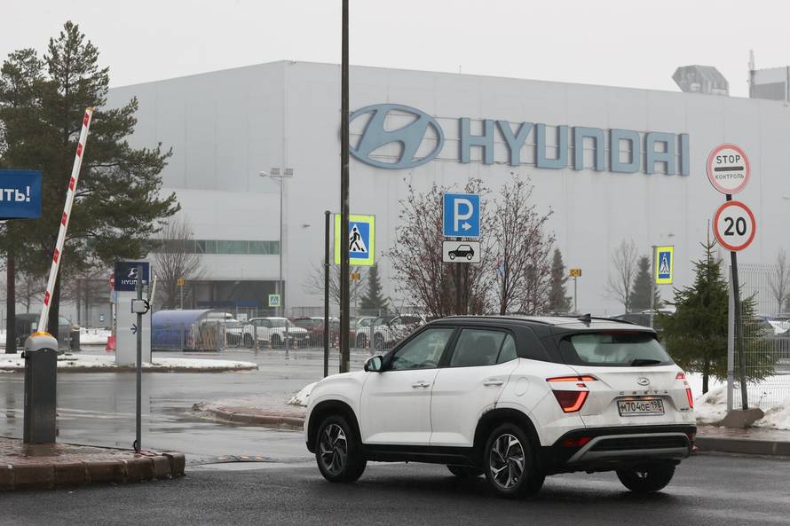 Hyundai plant in St Petersburg