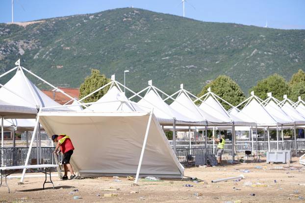 Jutro nakon koncerta Marka Perkovića Thompsona na sinjskom hipodromu