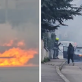 VIDEO Auto izgorio u Rijeci